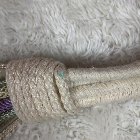 Vintage ione for coastlines suede and rope hook belt, med - Picture 7 of 9